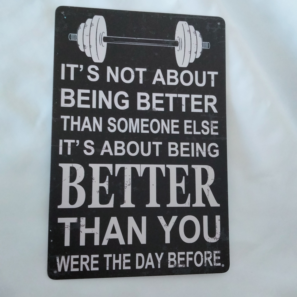 New It's Not About Being Better Than Someone Else